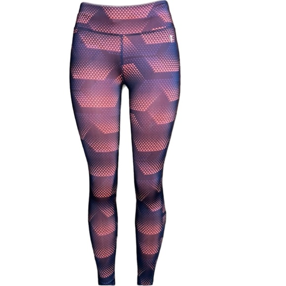 Danskin Leggings Geometric Pattern Performance Sz XS waist control Gym Pilates - Picture 1 of 8